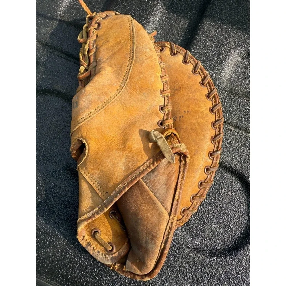 Vintage Spalding Trapper Model 1317 Baseball Catcher's Mitt Glove Made in USA - Picture 6 of 6